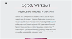 Desktop Screenshot of ogrody-warszawa.com